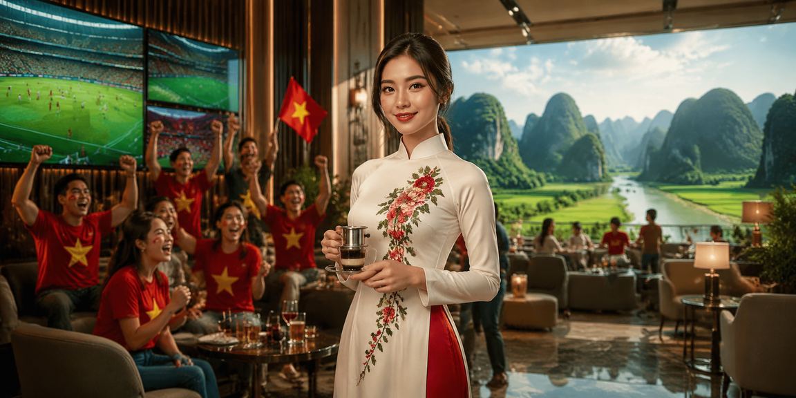Người dùng xem thông tin điều khoản cá cược bên ly cà phê tại Ninh Bình